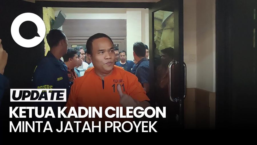 Video: Acungan Jempol Ketua Kadin Cilegon Usai Jadi Tersangka Pemerasan
