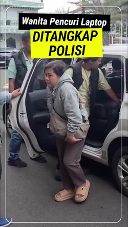 Video: Polisi Tangkap Wanita Pencuri Laptop di Bus TransJakarta