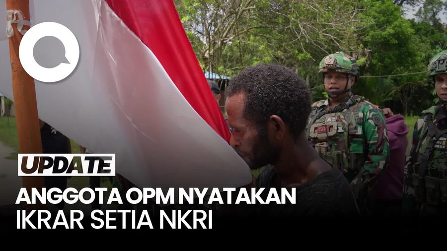 Video: Momen Eks Anggota OPM Yeremiar Foumair Nyatakan Ikrar Setia ke NKRI
