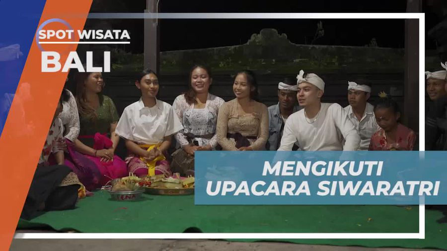 Mengikuti Upacara Siwaratri Bersama Warga Setempat di Bali