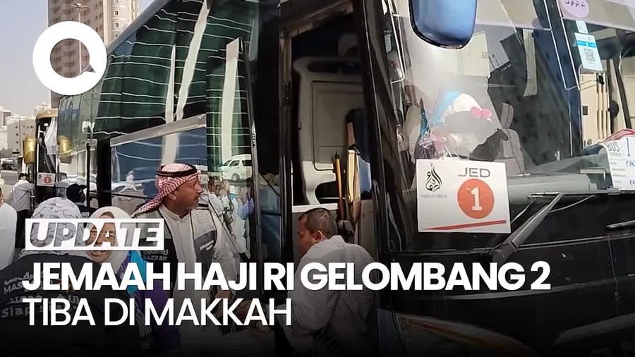 Video: Kedatangan Jemaah Haji RI Gelombang 2 di Makkah
