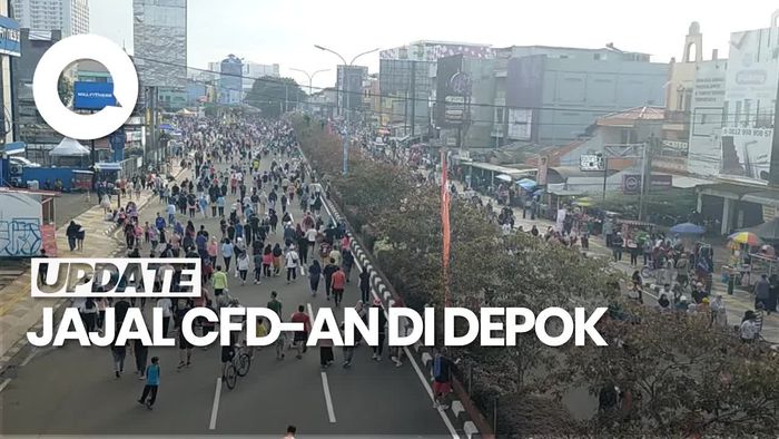 Video: Kata Warga Depok Jajal CFD-an di Jalan Margonda
