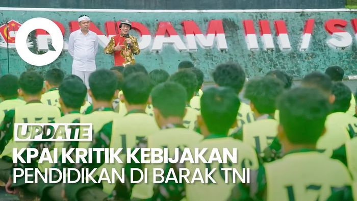 Video: KPAI Soroti Regulasi Pelaksanaan Pendidikan Siswa di Barak Militer