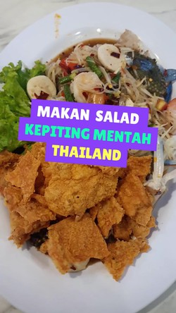 Video: Mencicipi Salad Kepiting Mentah Ala Thailand