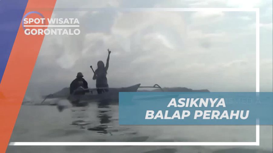 Ikut Berlomba dalam Balapan Perahu di Gorontalo