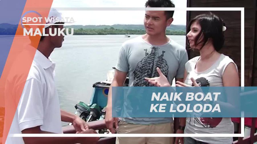 Menjelajahi Pulau Loloda dengan Perahu di Maluku