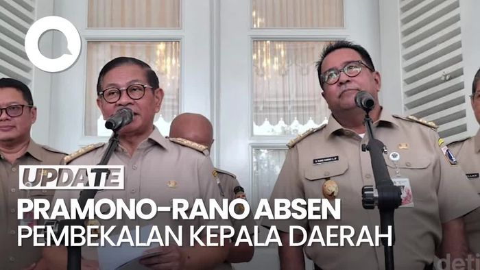 Video: Alasan Pramono-Rano Absen di Penutupan Pembekalan Kepala Daerah PDIP