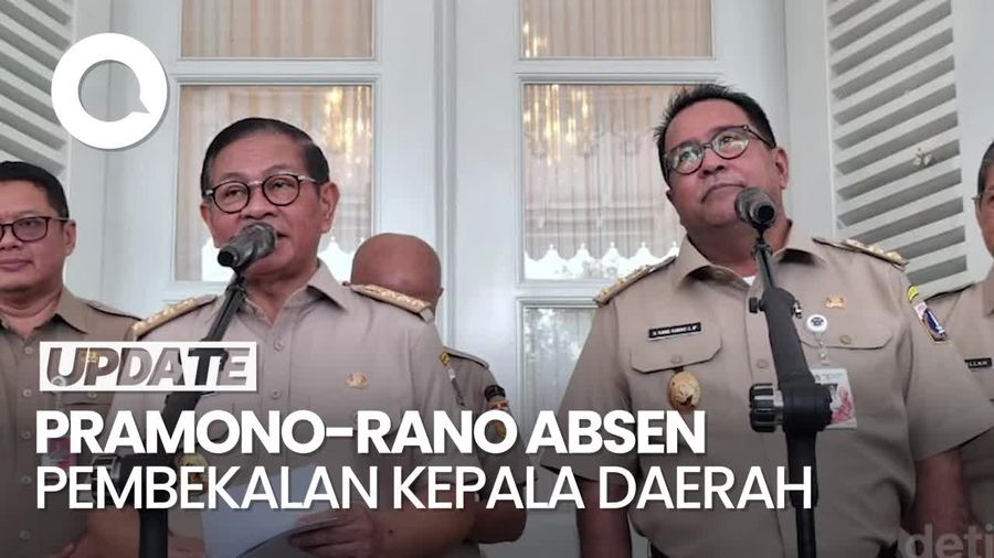 Video: Alasan Pramono-Rano Absen di Penutupan Pembekalan Kepala Daerah PDIP