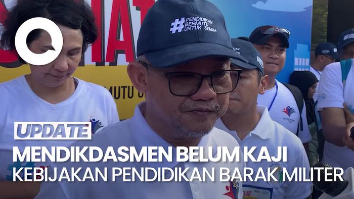 Video: Mendikdasmen Belum Kaji Kebijakan Pendidikan di Barak Militer 