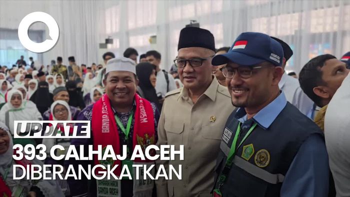 Video: 393 Calon Jemaah Haji Kloter Pertama Aceh Berangkat ke Tanah Suci