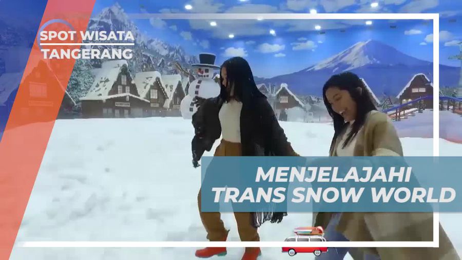 Bermain Salju Seru di Trans Snow World, Tangerang