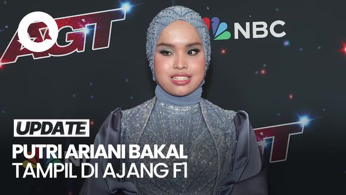 Video: Bangga! Putri Ariani Wakili Indonesia Tampil di F1 Singapura