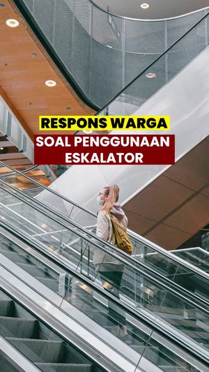 Video: Ragam Tanggapan Warga soal Eskalator Tak Boleh Dipakai Berjalan dan Berlari