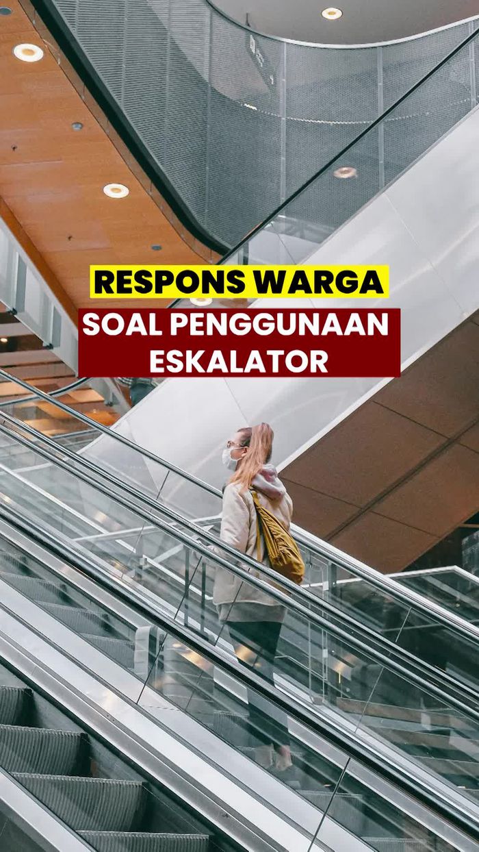 Video: Ragam Tanggapan Warga soal Eskalator Tak Boleh Dipakai Berjalan dan Berlari