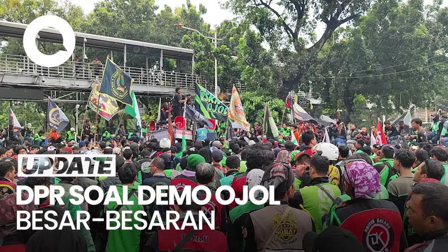 Video Ojol Mau Demo Besar-Besaran Besok, Komisi V DPR: Sah-sah Saja