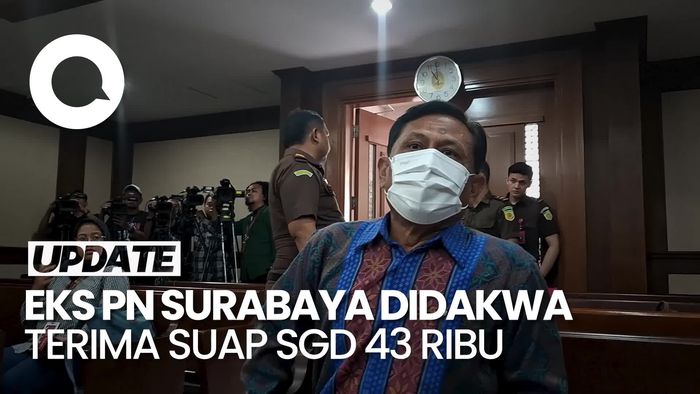Video: Eks Ketua PN Surabaya Didakwa Terima Suap Terkait Kasus Ronald Tannur