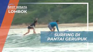 Menghadapi Ombak Menantang Saat Surfing di Pantai Gerupuk, Lombok