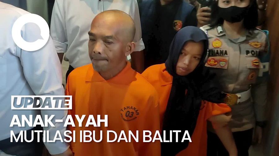 Video Anak-Ayah Mutilasi Ibu dan Balita di Cianjur 
