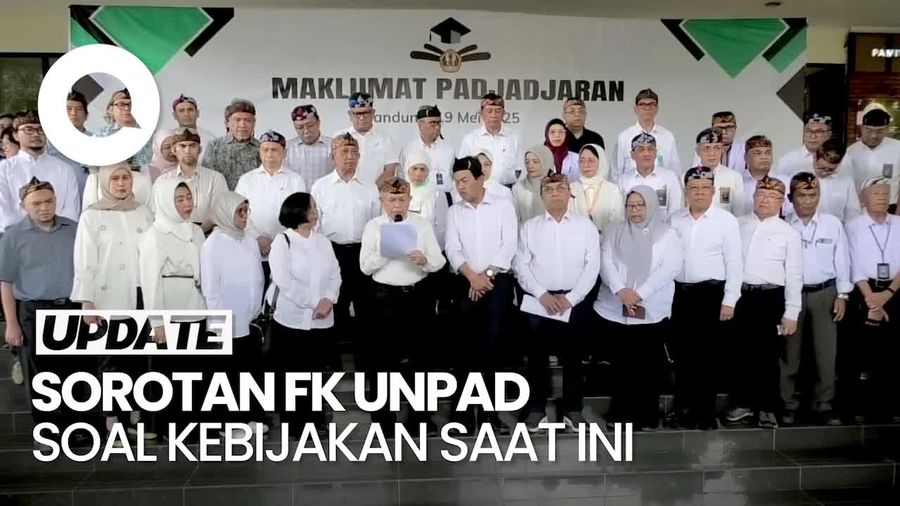 Video: Pernyataan Guru Besar FK Unpad soal Pendidikan Dokter Terkini