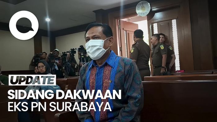 Video: Eks Ketua PN Surabaya Jalani Sidang Perdana Kasus Suap Ronald Tannur
