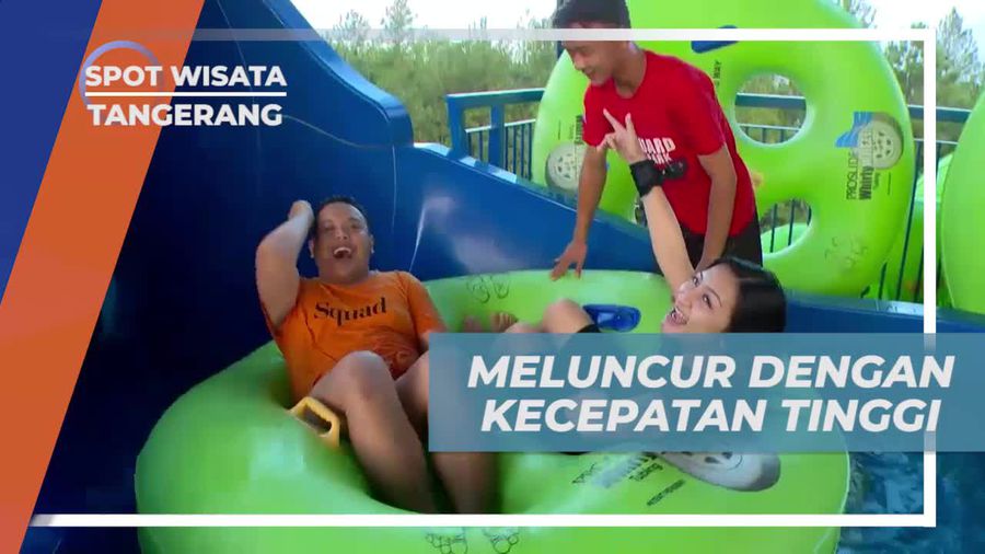 Meluncur Seru dengan Kecepatan Tinggi di Ocean Park, Tangerang