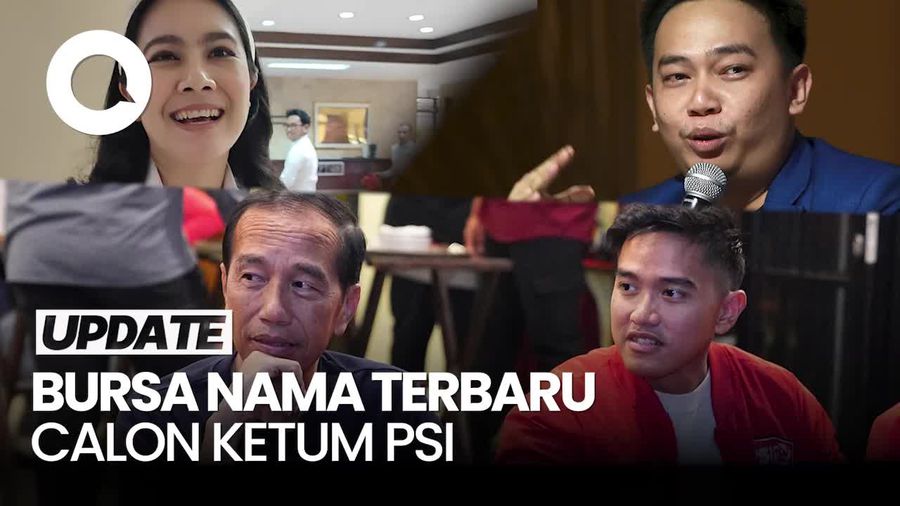 Video Daftar Bursa Calon Ketum PSI: Jokowi, Kaesang hingga Isyana