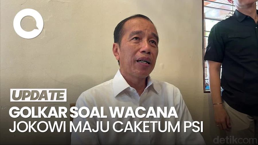 Video Jokowi Masuk Bursa Caketum PSI, Golkar Ungkit Pengalaman Jadi Presiden