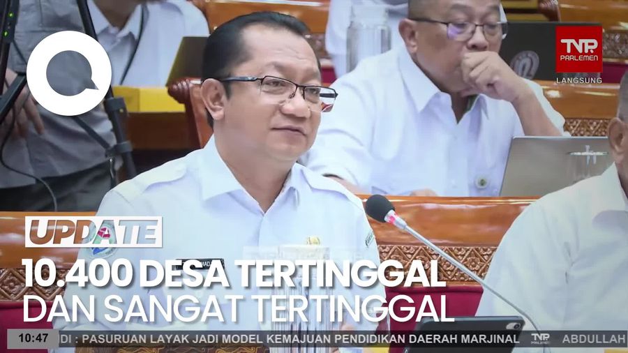 Video Kemendes PDTT Ungkap Ada 10.400 Desa Tertinggal & Sangat Tertinggal