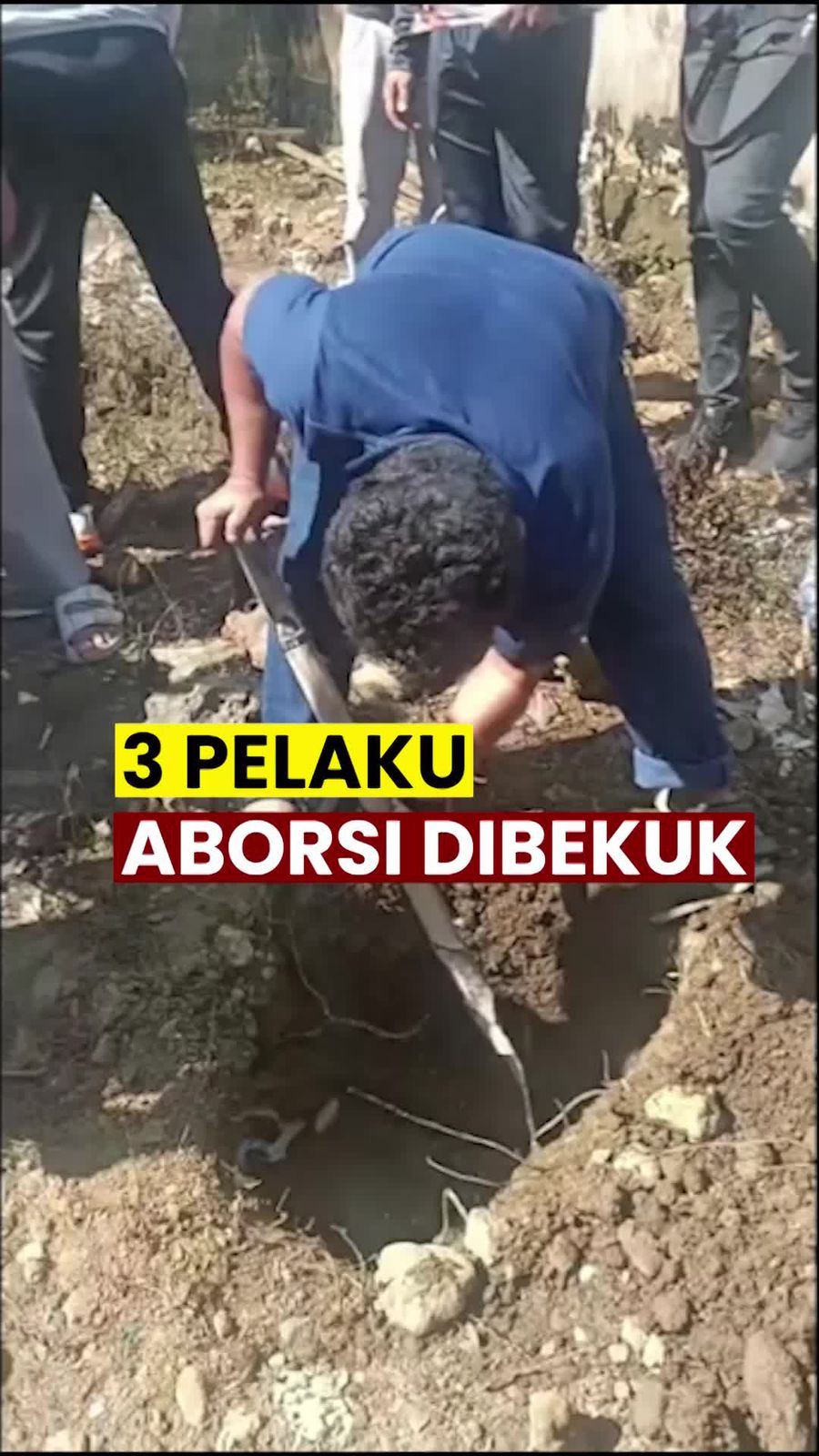 Video: Pria di Mamuju Kepergok Kubur Janin Hasil Aborsi Pacarnya