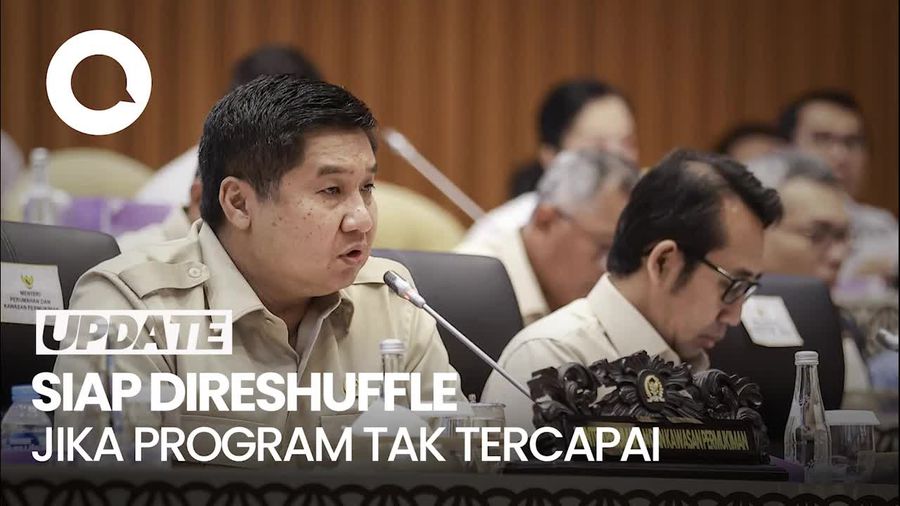 Video Menteri Ara Siap Direshuffle Jika Program 3 Juta Rumah Tak Tercapai