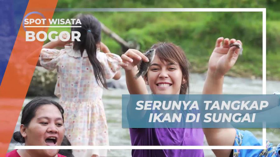 Menangkap Ikan Seru di Sungai Desa Bantar Karet, Bogor