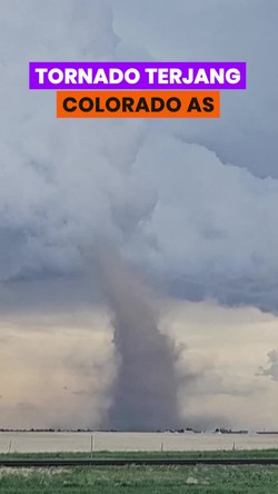 Video: Tornado Terjang Colorado AS, 17 Bangunan Porak-poranda