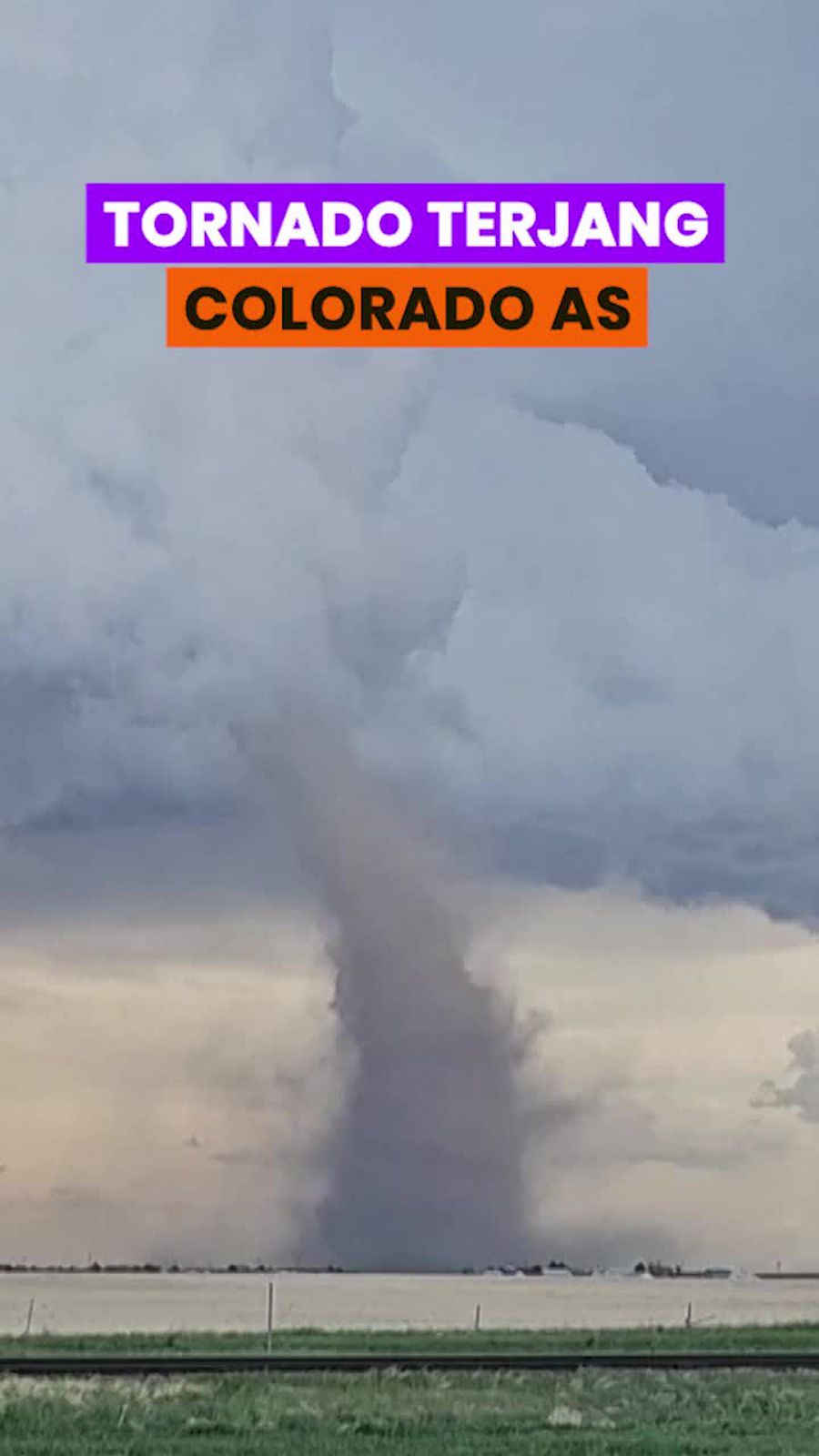 Video: Tornado Terjang Colorado AS, 17 Bangunan Porak-poranda