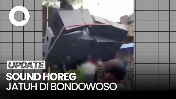 Video: Detik-detik Sound Horeg Jatuh di Bondowoso, Timpa 2 Penonton