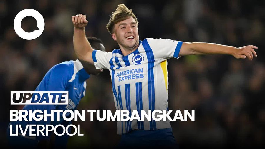 Dramatis! Liverpool Tersungkur 3-2 Usai Kena Comeback Brighton