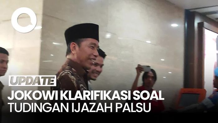 Video: Tiba di Bareskrim, Jokowi Akan Klarifikasi soal Tuduhan Ijazah Palsu