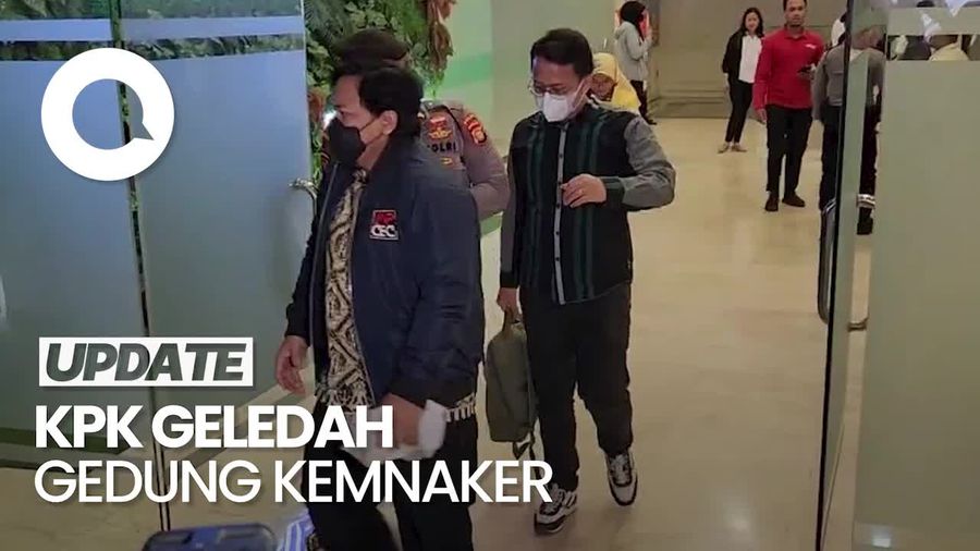 Video: KPK Bawa Sejumlah Tas Usai Geledah Gedung Kemnaker