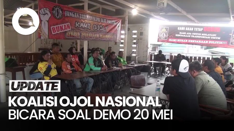 Video: Koalisi Ojol Nasional Ogah Ikut Aksi Demo 20 Mei, Singgung Politisasi