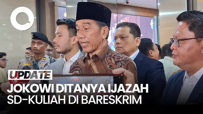 Video: Jokowi Ditanya Ijazah SD hingga Universitas saat Diperiksa Bareskrim