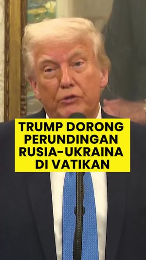 Video: Trump Dorong Perundingan Rusia-Ukraina Digelar di Vatikan