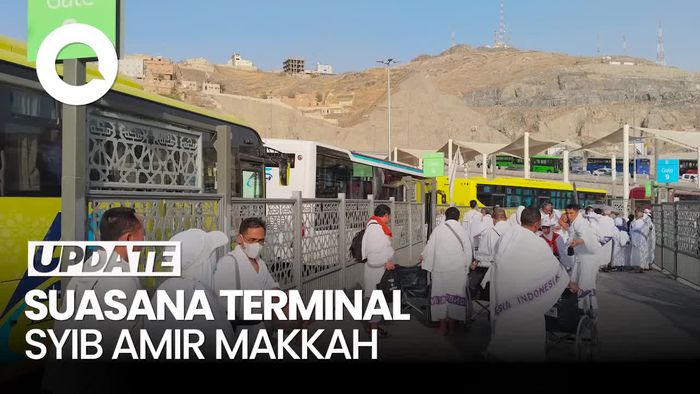 Video: Terminal Syib Amir Makkah Dipadati Jemaah di Malam Hari