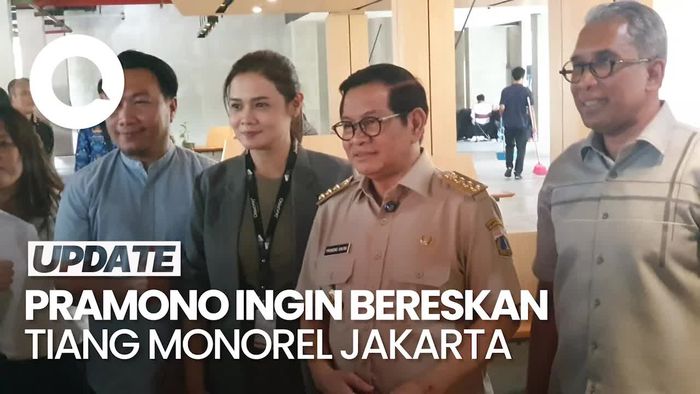 Video Pramono soal Tiang Monorel Jakarta yang Mangkrak: Harus Dibereskan