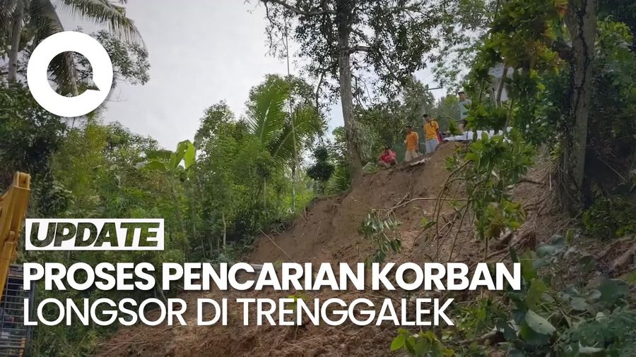 Video: 135 Personel SAR Gabungan Diterjunkan Cari Korban Longsor di Trenggalek