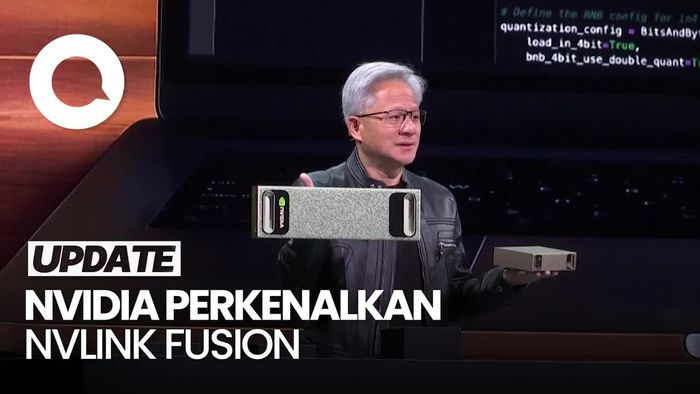Video CEO NVIDIA Kenalkan NVLink Fusion yang Percepat Komunikasi Antar-Chip AI