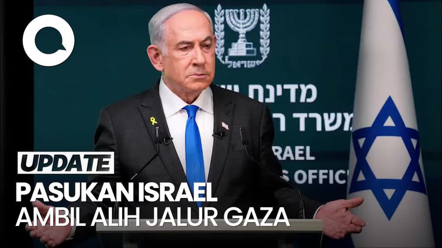 Video Netanyahu: Israel Bakal Ambil Alih Seluruh Jalur Gaza