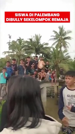 Video Siswa di Palembang Dibully-Dilempar ke Sungai, Nenek Lapor Polisi