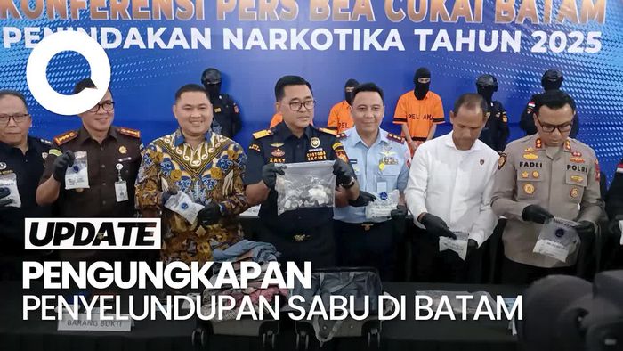 Video: Bea Cukai Gagalkan Penyelundupan 1,94 Kg Sabu di Bandara Hang Nadim Batam