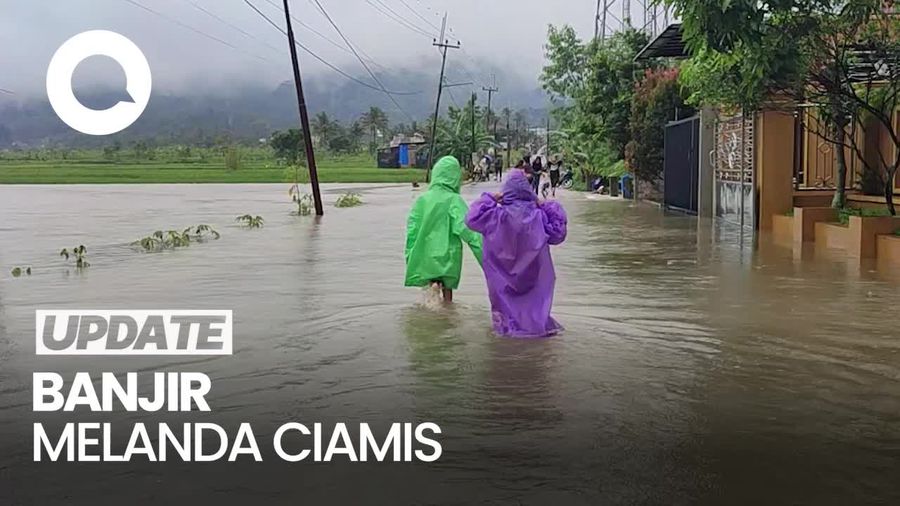 Video: Sungai Citanduy Meluap, Sejumlah Rumah di Ciamis Terendam Banjir