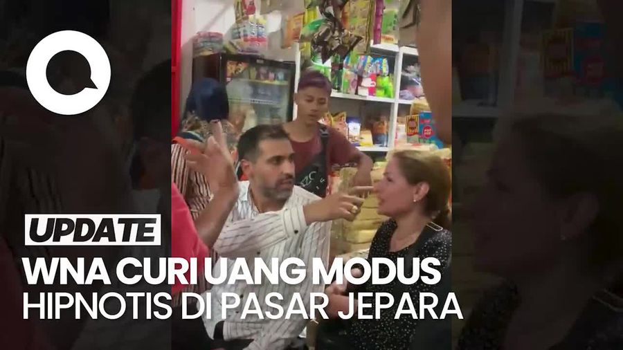 Video: 3 WNA Curi Uang di Pasar Jepara, Berujung Nangis Diciduk Warga