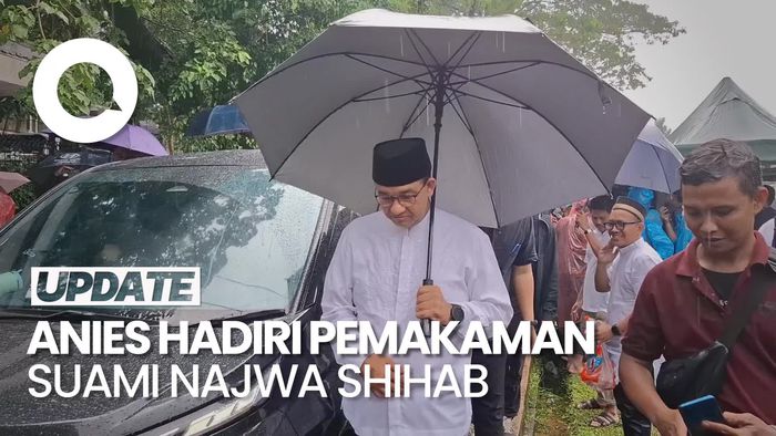 Video: Hadiri Pemakaman, Anies Kenang Sosok Suami Najwa Shihab